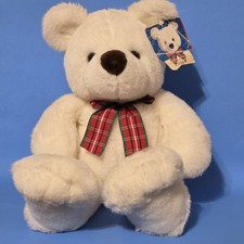 Vintage Gund Chubby Cubbie White Plush Teddy Bear 21 In 1992 Style No 1015 W Tag