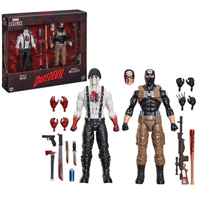 マーベルレジェンドデアデビル　ブルズアイ＆ミューズ2パック Marvel Legends Series Marvel's Bullseye and Muse 2pk - Exclusive
