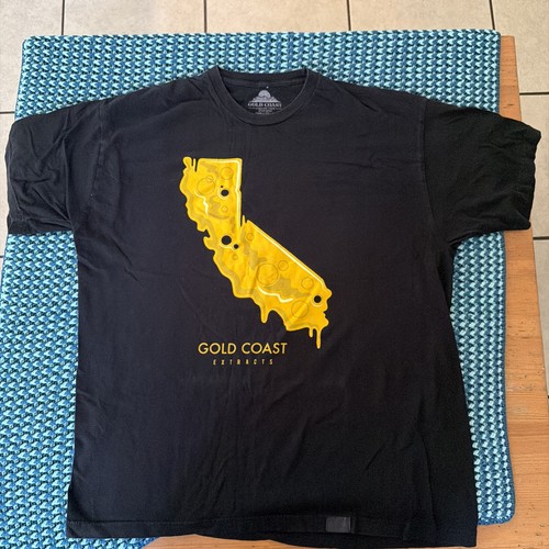 Gold Coast Extracts Black Mens T-shirt Size XXL