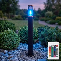 Wegeleuchte Stehlampe AußEnleuchte Fernbedienung Dimmbar Kupfer Rauch Rgb Led