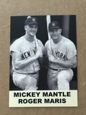 MICKEY MANTLE & ROGER MARIS – 1988 BASEBALL CARD KINGDOM - PROMO-
