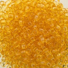 11/0 TOHO ROUND Transparent Light Topaz Seed Bead 8g