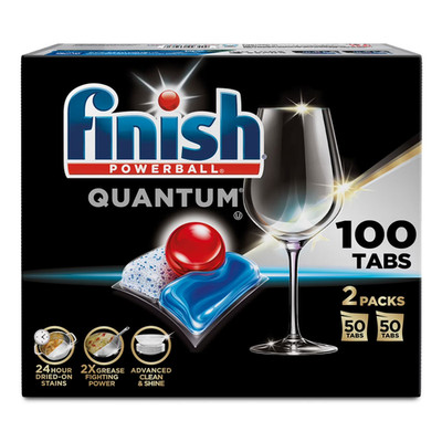 Finish Quantum Powerball Dishwasher Detergent Tablets 100 ct.