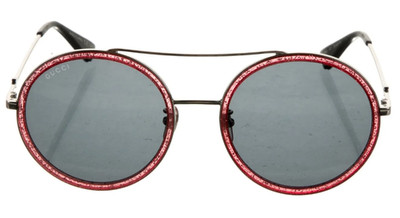 Gucci GG0061s Interlocking G Logo Round Sunglasses | eBay