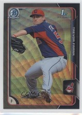 2015 Bowman Asia Exclusive Black Wave Refractor Trevor Frank #BCP129 c5r