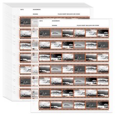 100 Pcs 35mm Film Negative Sleeves Film Binder Storage for 135 35mm Size Nega...