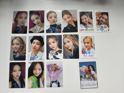Itzy Photocards No Bad Days / Fanclub - Yuna Lia Ryujin Yeji Kpop