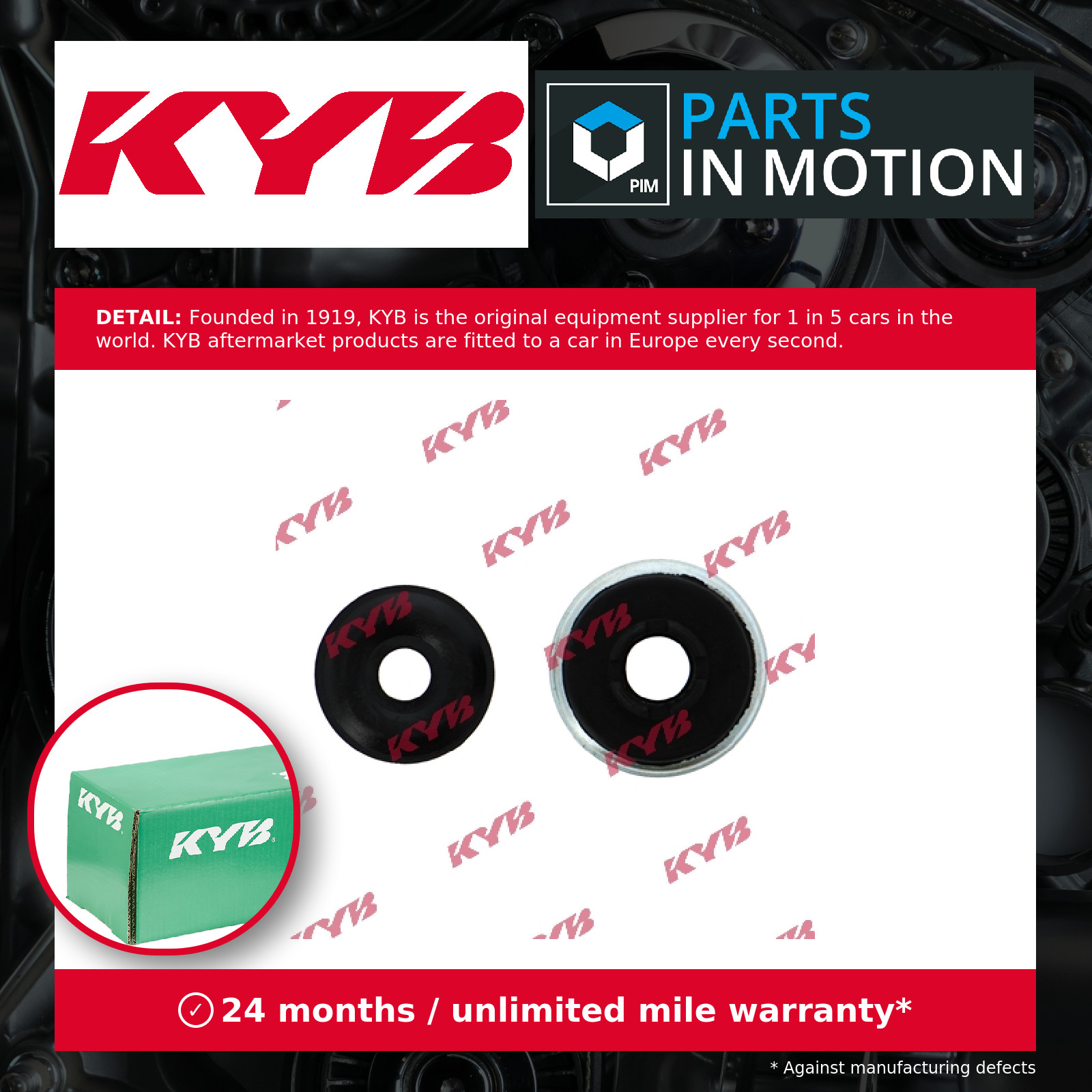 Top Strut Mounting Rear SM9921 KYB 487520H010 4875502090 9094802159 Quality New
