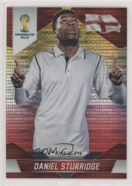 2014 Panini Prizm World Cup Yellow & Red Pulsar Daniel Sturridge #140 0pa4