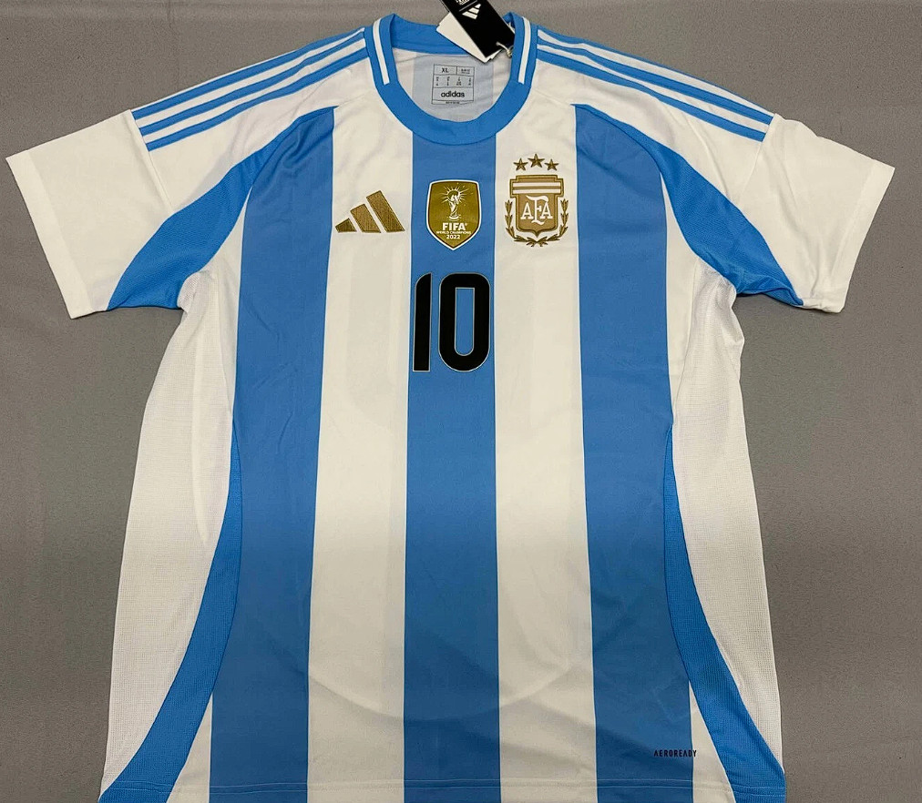 2024 Adidas Argentina Lionel Messi Authentic Men's Home Jersey Size XL