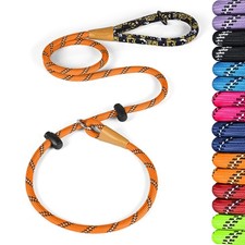 Slip Lead Dog Leash Reflective, Heavy Duty Comfortable Strong Rope for Large ...