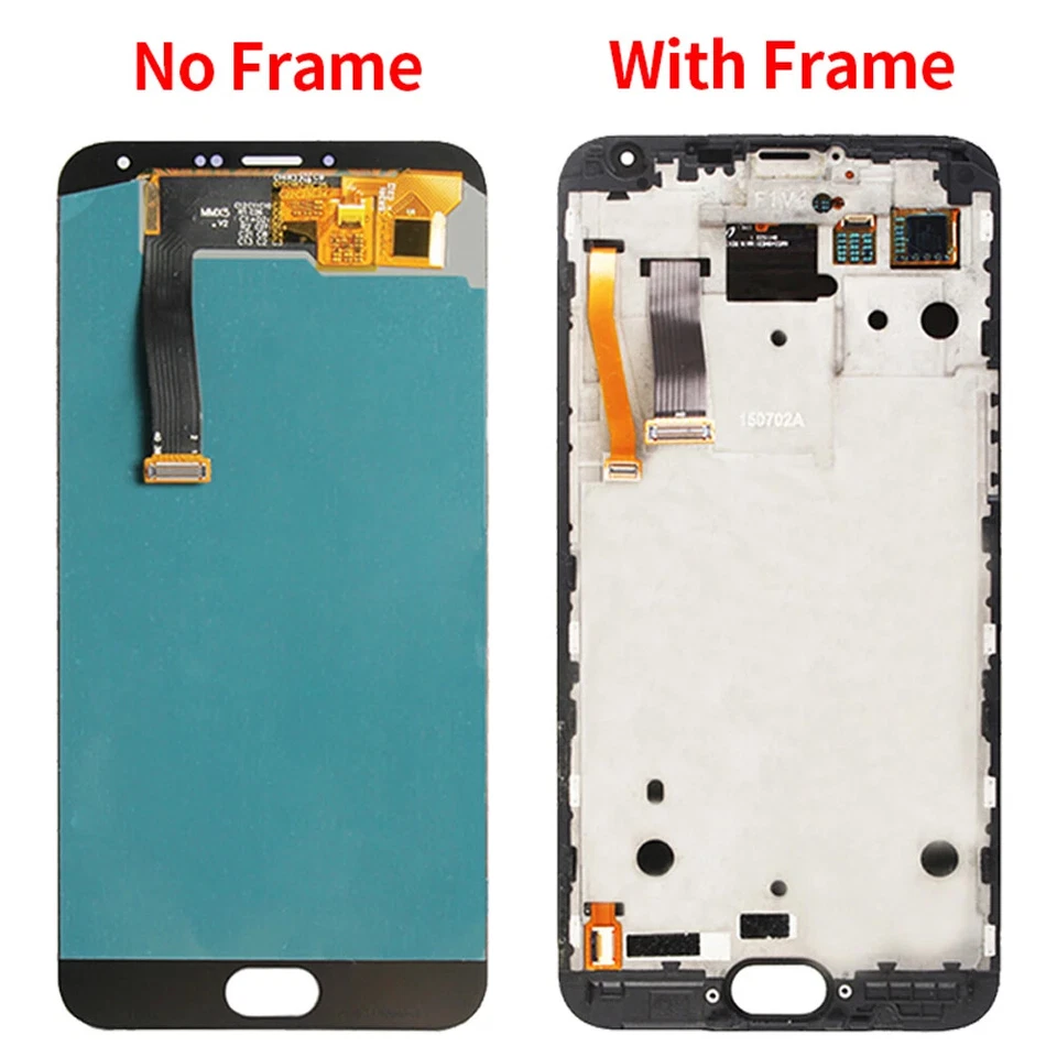 5.5" For Meizu MX5 M575M M575U LCD Display Touch Screen Digitizer With Frame - Image 2 of 4