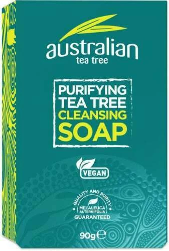 Optima Australian Tea Tree Soap Bar 90g x 6 Bars. BBE 01/2028