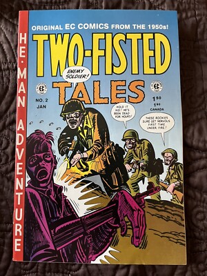 TWO-FISTED TALES: HE MAN ADVENTURE NO. 2 EC COMICS HIGH GRADE BOOK K9-181