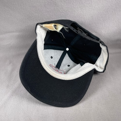 Vintage Superbowl XXV Hat Mens Black Adjustable Snapback Cap 1991 Tampa Florida - Picture 7 of 11