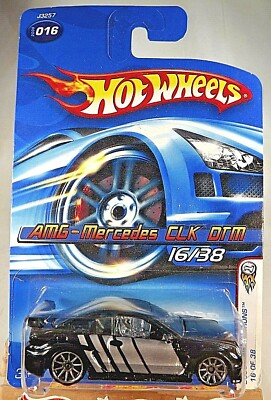 2006 Hot Wheels #16 First Editions 16/38 AMG-MERCEDES CLK DTM Black Variant 10sp