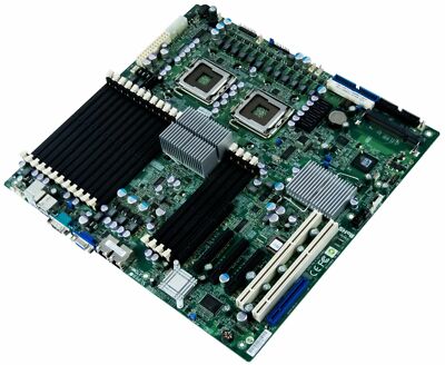 SUPERMICRO X7DWN+ DUAL LGA771 16xDDR2 EATX chipset: Intel  5400 I/O-Abschirmung: