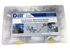 DILL 7100-1 Air Controls Replacement TPMS Kit Toolbox  Tire Air Pressure Sensors