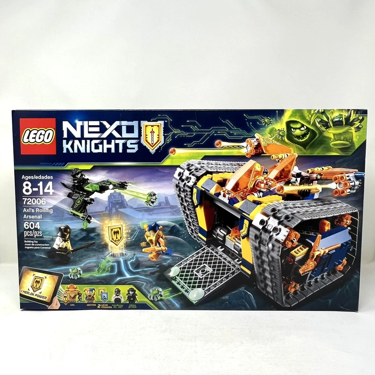 Lykkelig politiker blur LEGO 72006 NEXO KNIGHTS Axl&#039;S Rolling Arsenal Castle -604 Pieces - NEW  | eBay