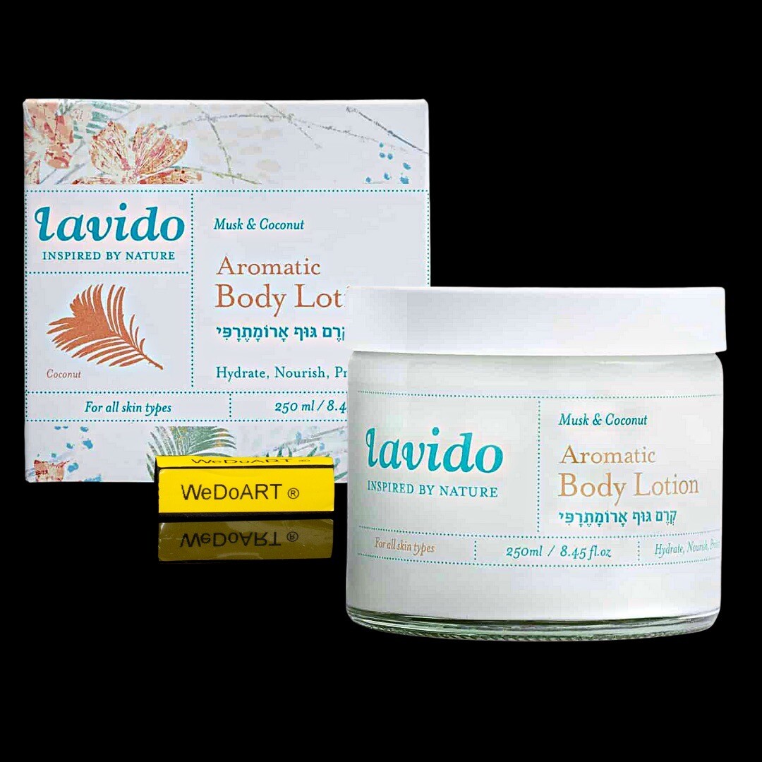 Lavido Aromatic body lotion Musk & Coconut, shea butter and jojoba