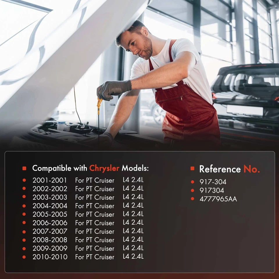 Varilla de medición de aceite de motor para Chrysler PT Cruiser 2001 2002 2003 2004-2010 L4 2,4 L GAS Foto 2 de 4