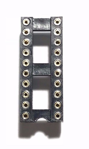 25 PIEZAS enchufes IC DIP-20 orificios de contacto redondos mecanizados 2,54 mm DIP20 DIP 20 - Imagen 9 de 12