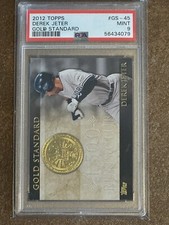 2012 Topps Baseball #GS-20 Derek Jeter Gold Standard PSA 9 Mint