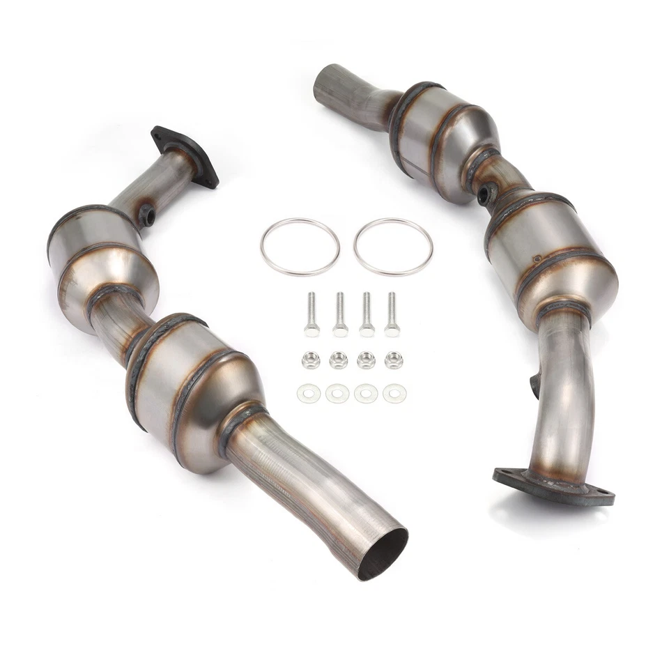 Left & Right Catalytic Converter For Chevrolet Camaro 3.6L Bank1,2 2010-2011 V6 Foto 3 de 4