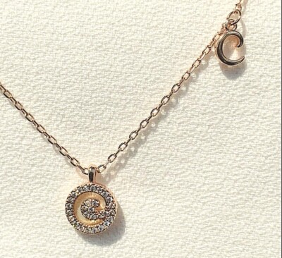 ''C'' Monogram Necklace - Personalized to Make it Truly Worth Remembering