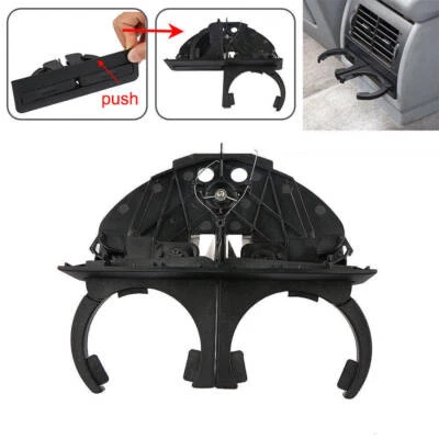 Double porte-gobelet central Arrière For BMW E39 Série 5 1995-2004 #51168184520 - Photo 1/4