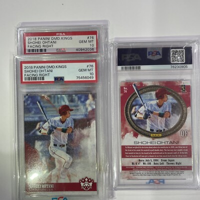 2018 Donruss Diamond Kings #76 Shohei Ohtani Facing Right RC