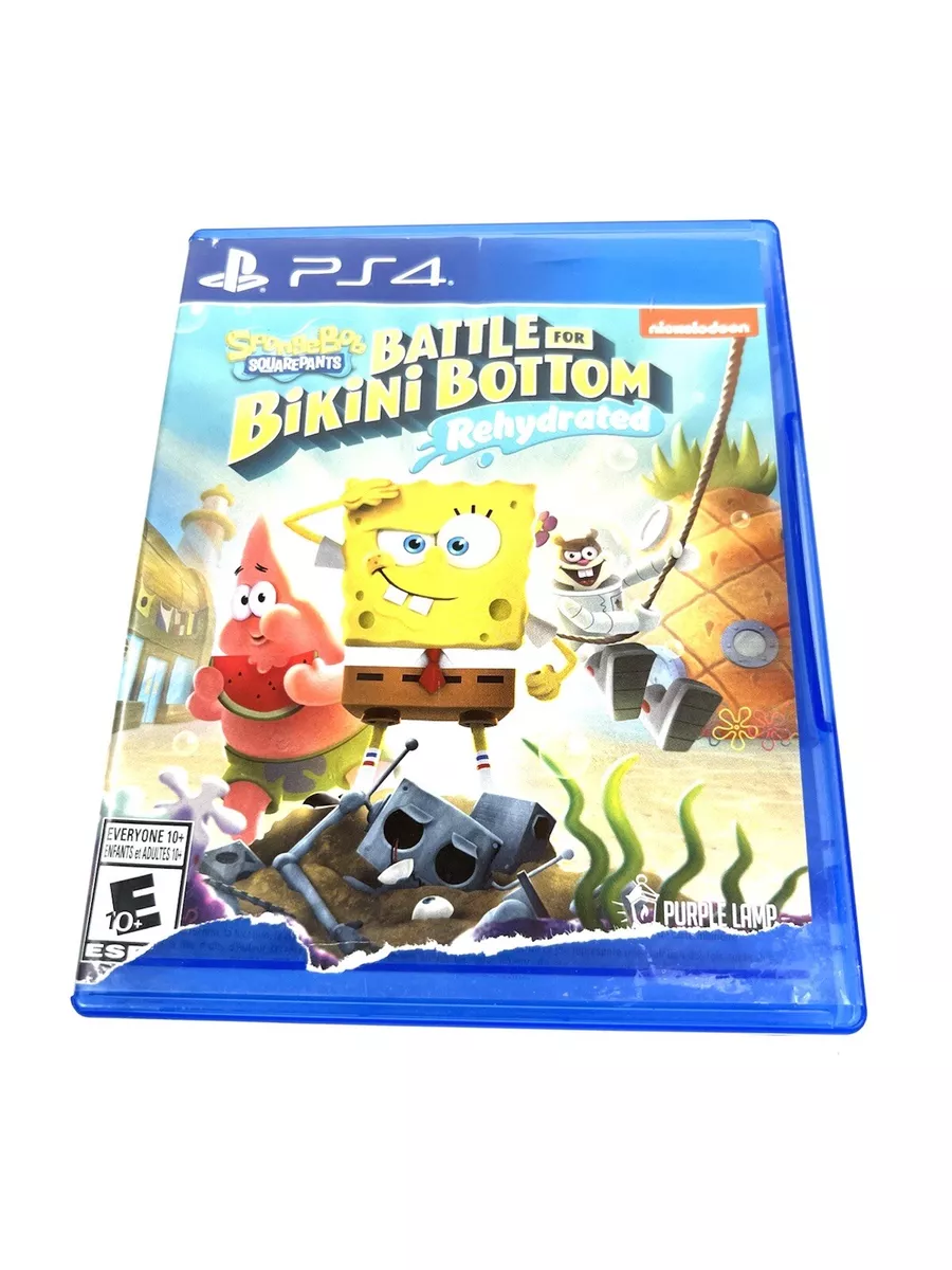 Spongebob Squarepants: Battle for Bikini Bottom - Rehydrated - PlayStation  4 PS4 811994022158 | eBay