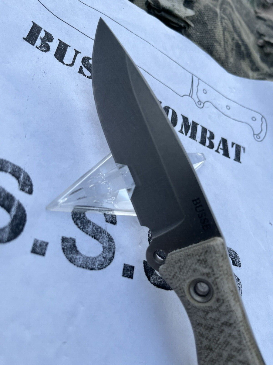 Busse Combat Game Warden 2 With Stone Washed Finish And Green