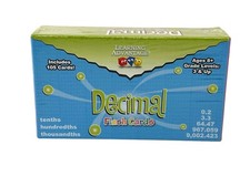 Learning Advantage Decimal Flash Cards 8658 Math Drills