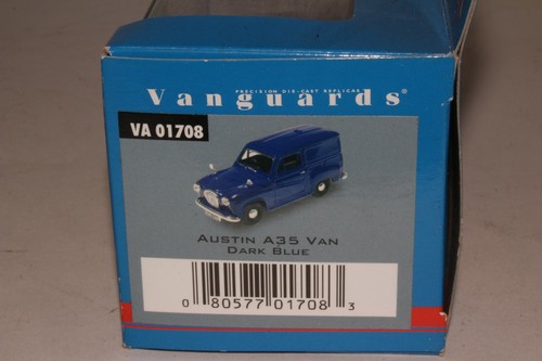 Corgi Vanguards Austin A35 Van, Hidden Treasures Blue - Picture 3 of 5