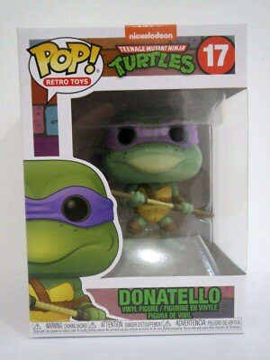 FUNKO POP RETRO 17 TMNT DONATELLO 2020 NUEVO EN PROTECTOR UV OFICIAL
