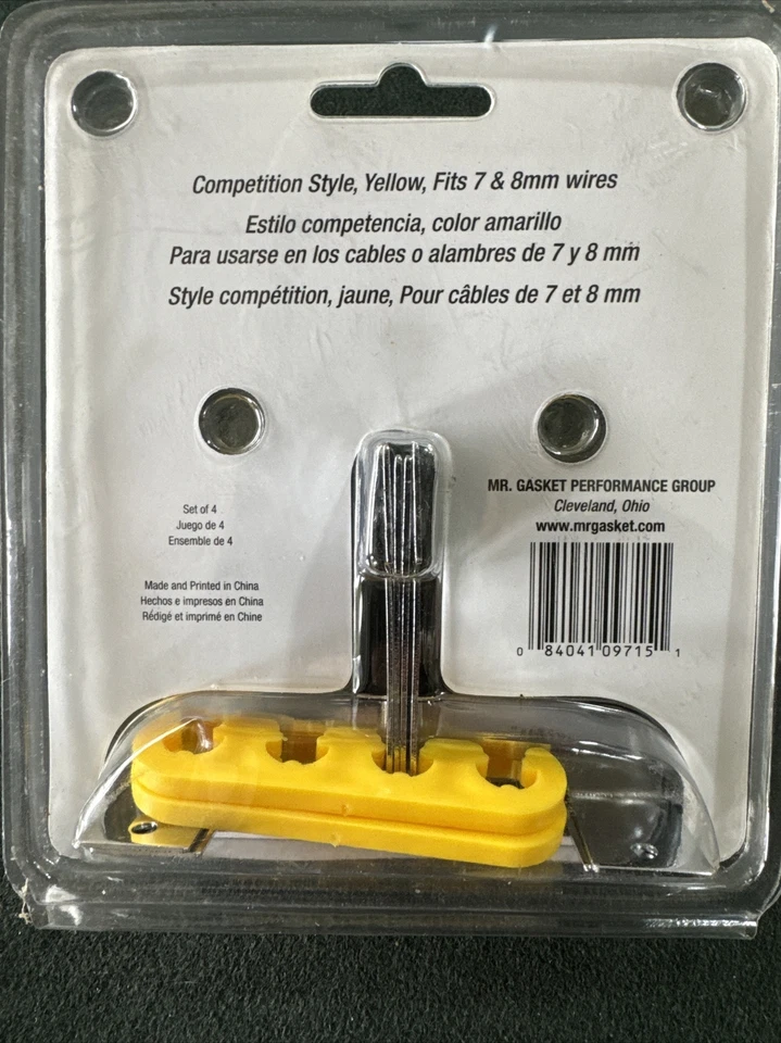 Mr Gasket 9715 Yellow Spark Plug Wire Loom Separator Kit - Image 4 of 4