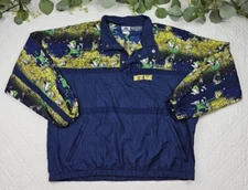 VTG Norte Dame 1/4 Zip Windbreaker 80's-90's Jacket Size XL