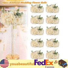 10Pcs Wedding Flower Balls Fit Centerpieces Artificial Flower Ball Arrangement
