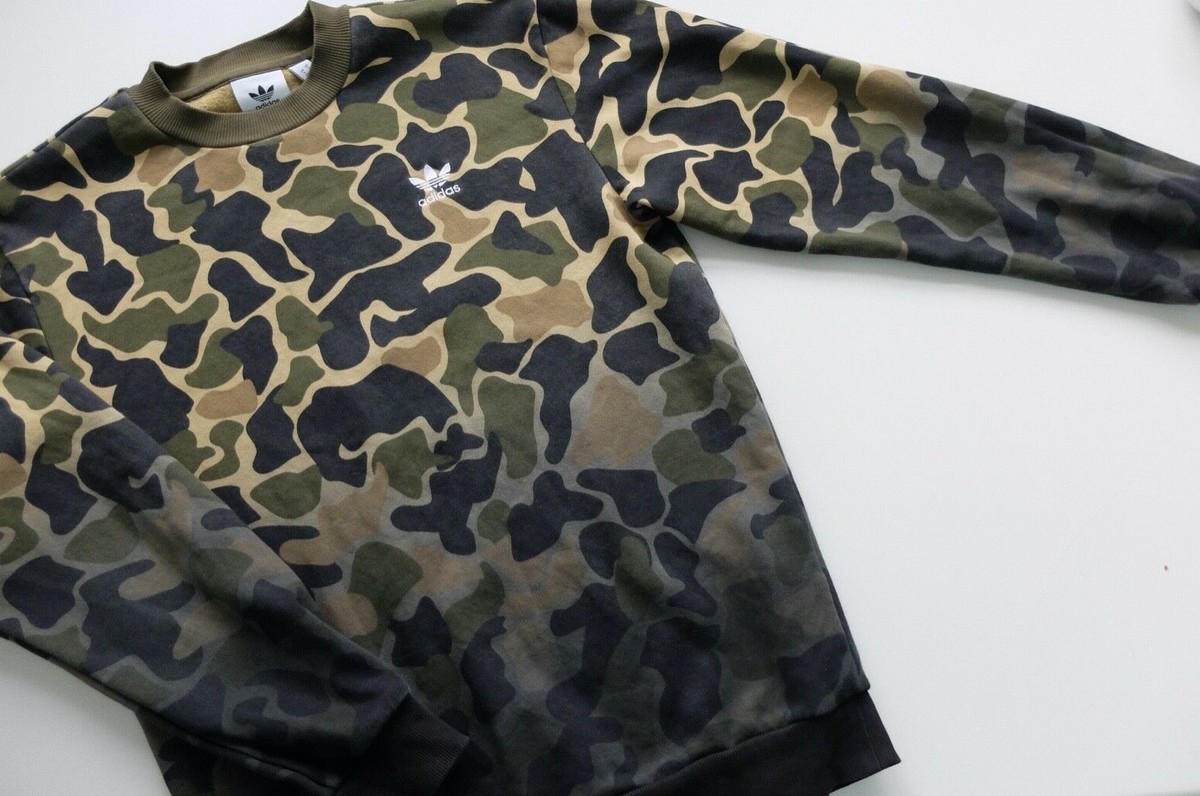 Camo Sweater Adidas Originals Camo Crewneck Adidas Originals Camo