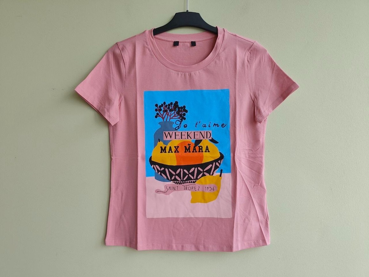 Max Mara Weekend Cut Label Womens Printed T-shirt, M | eBay