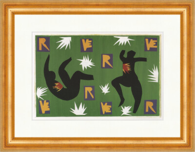 Drawing for the Cover of Verve Henri Matisse 1943  Plakatwelt 912 Gerahmt