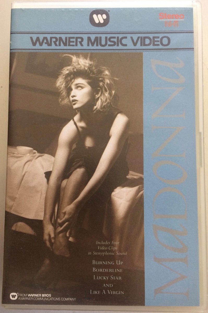 MADONNA RARE UK 3x VHS VIDEO LOT First Warner Music Videos - In