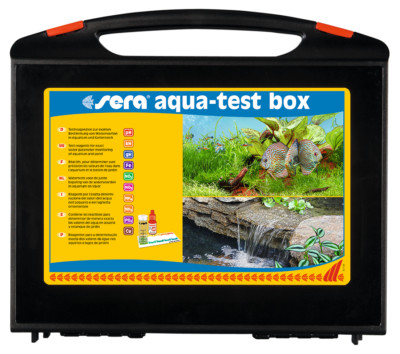 sera aqua-test box Aquarium Wasser Testen Pflegen Aquarien Gartenteich