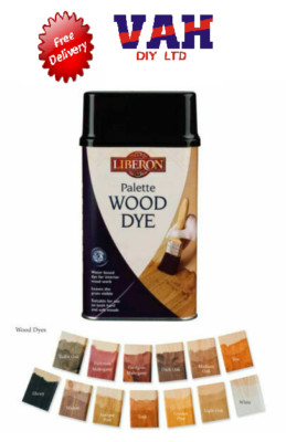 Liberon Palette Holzfarbe ALLE Farbtöne und Größen verfügbar - Holzfarbe auf Wasserbasis