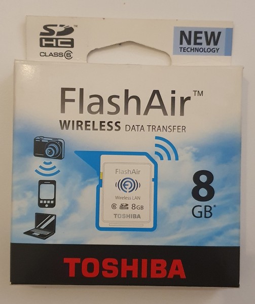 Toshiba FlashAir SD 8gb Wireless Card