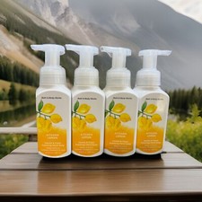 4 Bath  Body Works KITCHEN LEMON Foaming Hand Soap 8.75 474 W