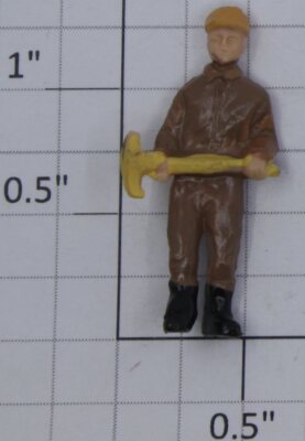 Acme 0909-2 O Gauge Painted ''Hammerman Howie'' Figure