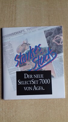 Prospekt vom AGFA Belichter SelectSet 7000 aus 1991