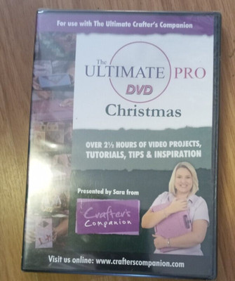 The Ultimate PRO DVD: Christmas (2009, DVD) Sara Davies Crafter s Companion NEW!